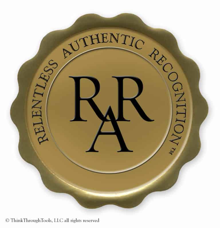 RAR Relentless Authentic Recognition BLACK Letters