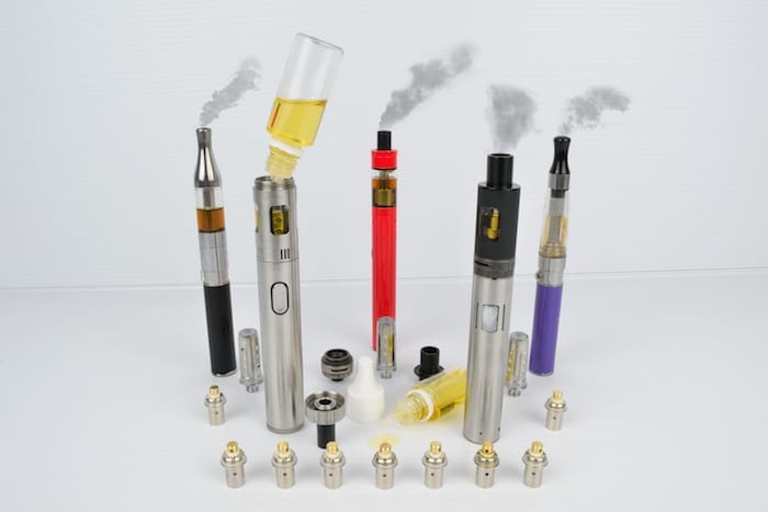 Abstract Photo Concept Showing E-Cig Vapes Recruiting Agency Preparing For A Revolution