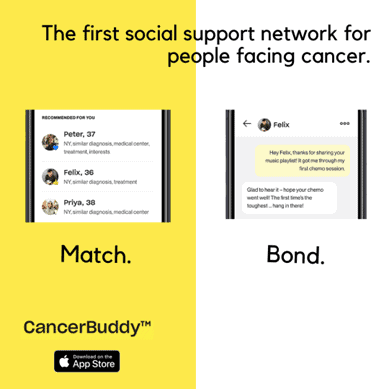 CancerBuddy App Brings Peer Support for Young Adults, Minority Communities to the Modern Era 1 CB Social copy