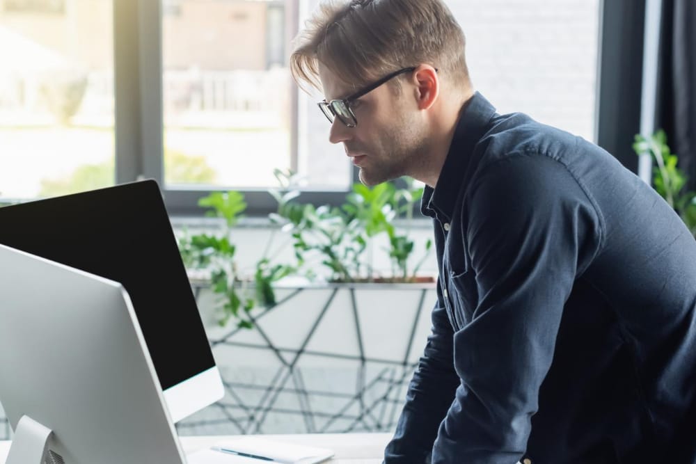 A person using Surfshark VPN to protect their IP address and privacy