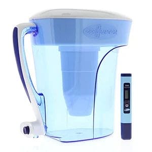 Best Water Filters for Drinking: ZeroWater 12-Cup Pitcher - A Comprehensive Review 1 A ZeroWater 12-Cup Pitcher with a water filter attached to the top
