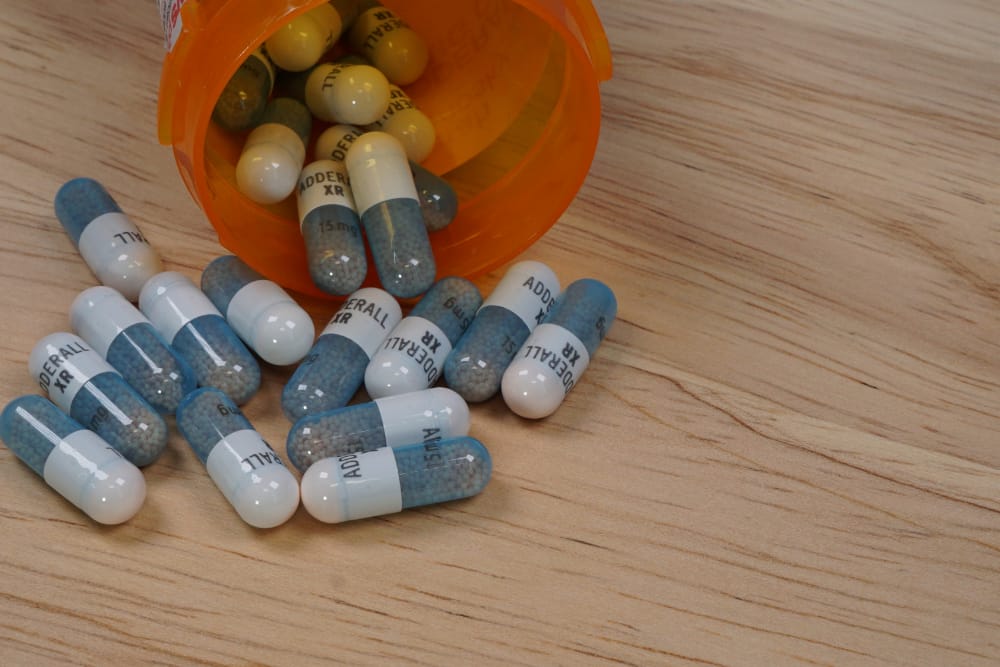 Image of adderall pills for an article on how long does adderall stay in your system