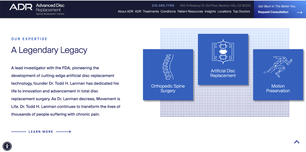 Patient-Centered Cervical Disc Replacement: Comparing Surgical Centers Throughout California 3 image 5
